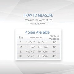 Core Products Scrotal Suspensory Scrotum Support Adjustable Waistband Comfort