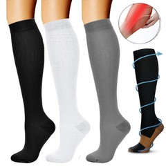 Compression Socks Sports Stockings Womens Mens Knee High 20-30 mmHG S-2XL NEW