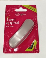 NEW Gel Heel Appeal, Heel Liners for High Heeled Shoes – Pack of 2 Pairs