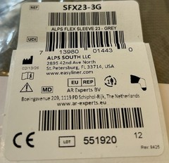 ALPS SFX23-3G Flex Sleeve Grey