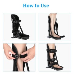 Adjustable Night Splint Ankle Foot Orthosis for Achilles Tendonitis & Foot Drop