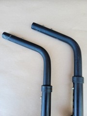 Quickie Wheelchair ANTI TIP TIPPERS WHEELS Wheelie Bars Parts Used Qxi 2 Nitrum