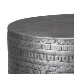 Simplihome Johnsen – 15 Wide X 20 High Solid Iron Drum Accent In Antique