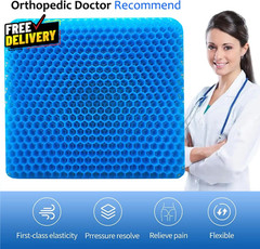 Gel Seat Cushion for Long Sitting Extra Thick Gel Cushion for Wheelchair So…..