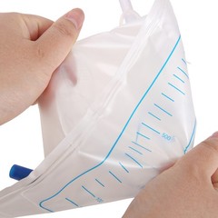 1000ml Pee Bag Portable Wearable Urinal Bags Collector Reuseable Female Male