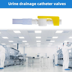 5 Packs Catheter Valve, Urine Drainage Catheter Valves, Comfortable Easy to Use