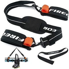 Ski Carrier Strap, Snowboard, Pole and Boot Carry Sling Strap Durable Plastic