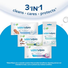 3 Pack WaterWipes for Adults – 90 Sensitive XL Wipes, 99.9% Water, Daily Use New