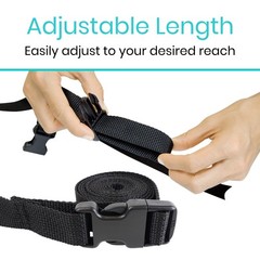 Vive Bed Ladder Assist – Pull Up Assist Device with Handle Strap – Rope Ladder