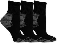 Lightweight Women’s Advanced Relief Crew Socks – 3 Pairs with Blister Resistance