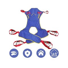 Full Body Patient Lift Sling, Head and Back Support, Toileting Transfer Sling…