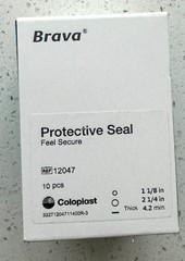 COLOPLAST BRAVA – 1 BOX/10 EA Protective Seal Thick – 12047