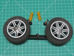 OEM Drive Medical Spitfire DST Front Tires/Wheels w/Steering Parts