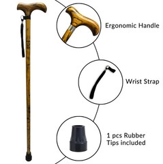 Handmade Wooden Walking Canes for Men American Oak Walking Sticks with Wrist …