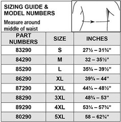 Thermoskin T9-Lite Rigid Lumbar Support XX-Large (44″ – 49″)