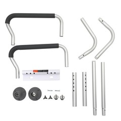 Toilet Safety Rail Adjustable Width Height Bathroom Grab Bar Handle Frame Senior