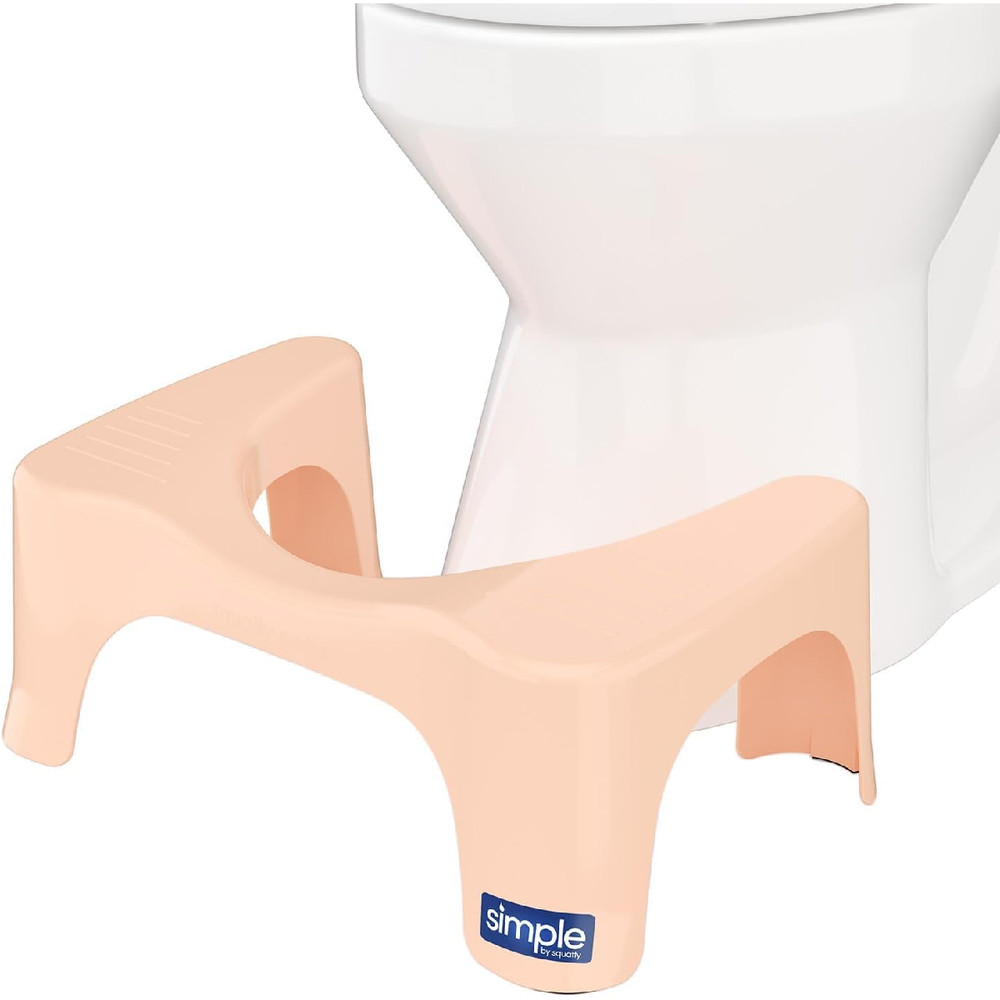 Squatty Potty Simple Bathroom Toilet Stool Peach 7 Ergonomic Stool