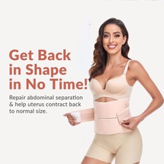 3 in 1 Postpartum Support Postpartum Belly Band Recovery Waist Belt Shapewear US