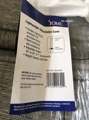 Dmi 502-1304-0255 Adjustable Cane,Offset,33 In.,Black New