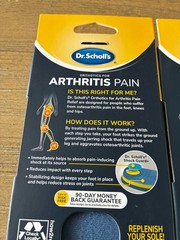 3 Pairs Dr. Scholl’s Women Orthotics For Arthritis Pain Relief Size 6 to 10 NEW