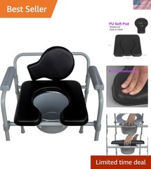 Super Soft Commode Seat Cushion with Removable Cover – Ideal for the Disabled