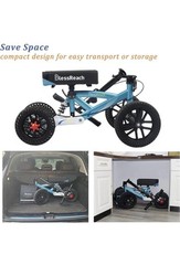 BlessReach All-Terrain Steerable Knee Scooter Crutch Alternative Compact