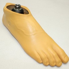 TRULIFE Kinetic A Edge Prosthetic RIGHT Split Toe Foot Pyramidal Adapter ~ Sz 28