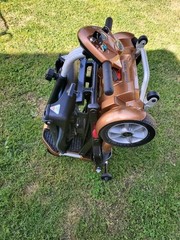 EV RIDER S19+ Transport Easy Manual Folding Electric Mobility Scooter 4 Wheel