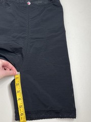Design Veronique 1650 Abdominal Compression Girdle Open Crotch Black Size Large
