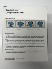 ComfyBrace Posture Corrector-Back Brace for Men and Women- Fully Adjustable