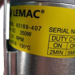 Acorn Superglide 120 130 Stairlift Motor Lemac 65189-407 250W 20 RPM 800302 Gear
