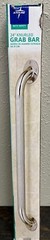 Medline 24 in. x 1-1/4 in. Bath Safety Grab Bar in Knurled Chrome