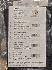 New Dr Medical DRMS The OA Reliever Knee Brace KB-138L Right Leg + Sleeve KB-139