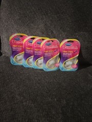 Lot Of 20 Dr. Scholls Dream Walk Heel Liners-Improves Shoe Fit-Clear Gel