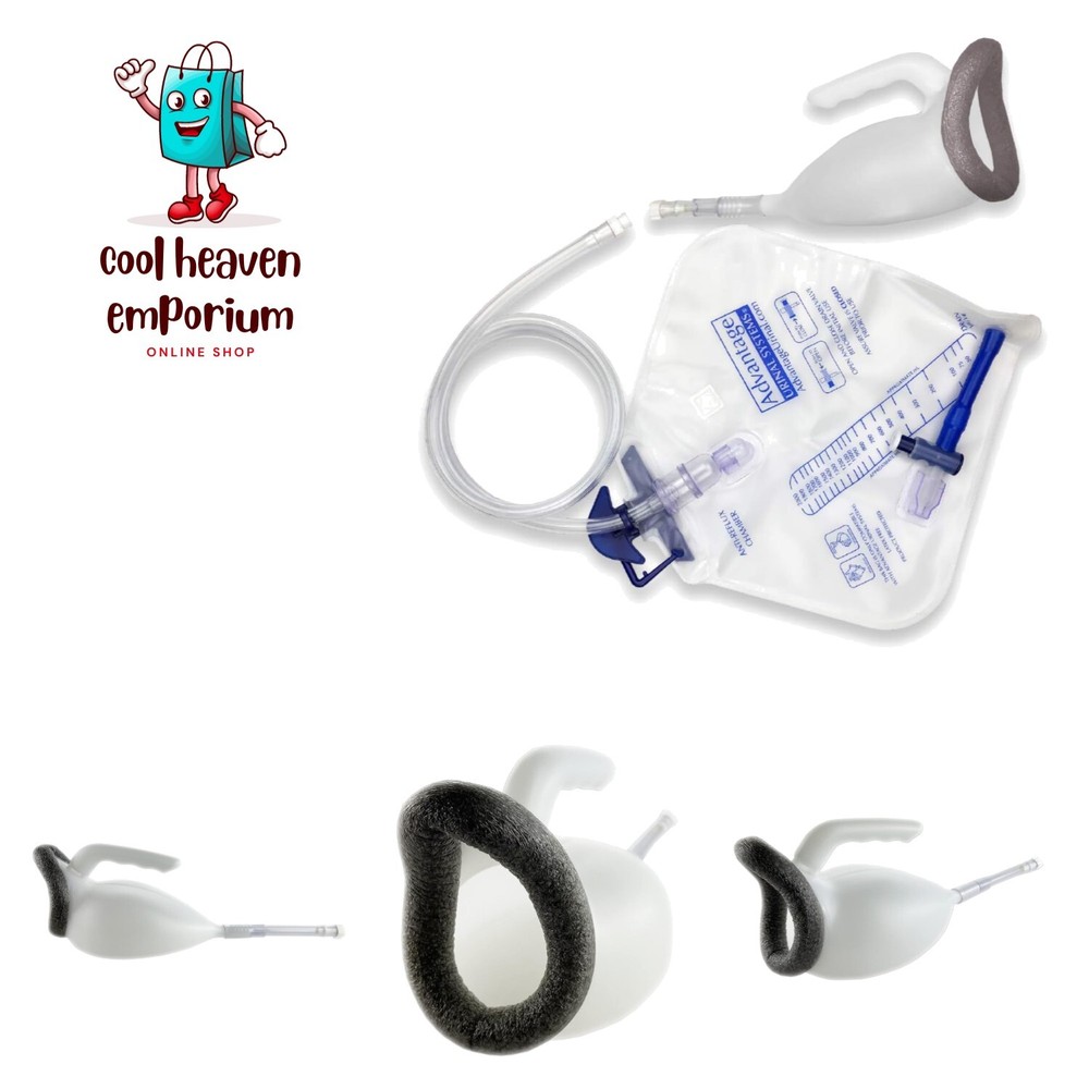 Reusable Portable Close FIT Comfort Male Advantage Urinal System with Spill P…