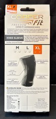 Copper Fit Freedom Cooper Infused Compression Knee Sleeve SIZE XL