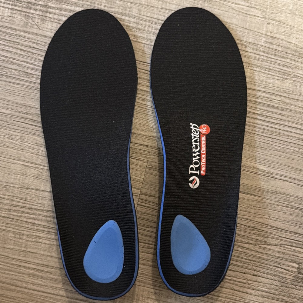 Powerstep ProTech Control Pro Full Orthotic Insoles Size A (M 4-4.5 / W 6-6.5)
