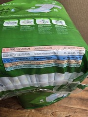 (2)Adult Diapers Extra Heavy Absorbency L 56in-56in 20 Count FitRight Waist Size
