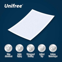 Unifree Disposable 30″x36″ Incontinence Underpads, Super Absorbent, 50 Count