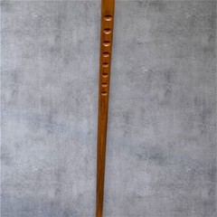 Custom Walking Cane Mobility Self Defense Eyes Solid Hickory Masters LuxCane M16
