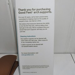 The good feet store arch support insoles inserts size 10R maintainer DELUXE