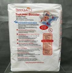 4 New 12 Count Packs Tranquility M-XL Topliner Booster Contour Pads #3096