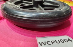 WCPU007 – Wheelchair Walker Wheel Caster Solid Black 8 inch Qty 1 – Used