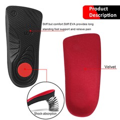 Flatfoot Feet Pads Arch Support Orthotic Shoe Insoles Inserts Plantar Fasciitis