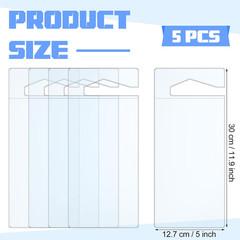 5 Pcs Handicap Placard Holder 4.5 X 10.2 Inch Disabled Parking Permit Holder for