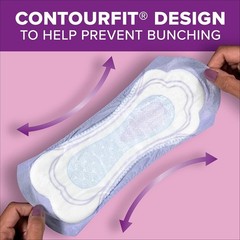 54 Count Pack of 2 Incontinence & Postpartum Pads – Light Absorbency & Freshness