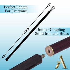 ® Walking Cane Wooden Black Decorative with Nickel Plated Brass Knob Handle |…