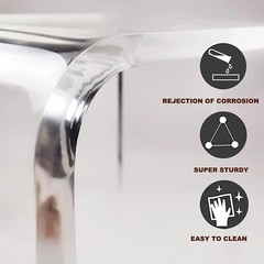 Heavy-Duty 700lbs Clear Acrylic Stool,Bathroom Shower Bench,16x11x16in Shower…