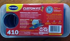 DR. SCHOLL’S CUSTOM FIT CF410 ORTHOTIC SHOE INSERTS 5-IN-1 ALL DAY PAIN RELIEF!!