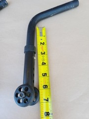 Quickie Wheelchair ANTI TIP TIPPERS WHEELS Wheelie Bars Parts Used Qxi 2 Nitrum
